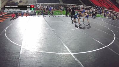 100 lbs Cons. Semis - Shane Soriano, Hawaii vs Colton Riesterer, Oregon