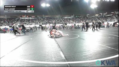 120 lbs Semifinal - Denver Wolf, Cowboy Wrestling Club vs Kiah Locust, Cowboy Wrestling Club