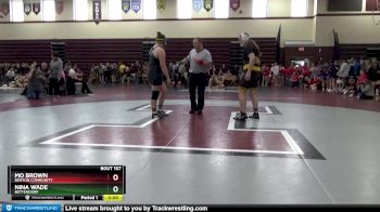 205 lbs 1st Place Match - Nina Wade, Bettendorf vs Mo Brown, Benton Community