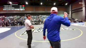 106 lbs Semifinal - Arjun Mediwala, Reno vs Grant Dixon, Oakdale