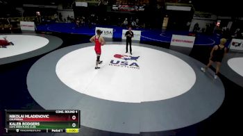 138 lbs Cons. Round 4 - Nikolai Mladenovic, California vs Kaleb Rodgers, Cats Wrestling Club