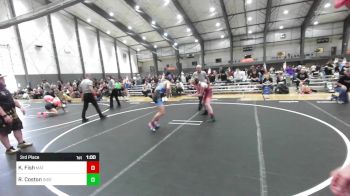 123 lbs 3rd Place - Kyler Fish, Mat Rats Rebooted vs Richardson Coston, Independent