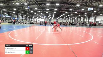 145 lbs Rr Rnd 1 - Gatlin Krepela, Team Nebraska Silver vs Matthew Smith, Buffalo Valley Wrestling Club - Black