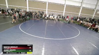 77 lbs Champ Round 1 (16 Team) - Boston Brindley, Utah Gold vs Kaden Aguayo, Team Champs