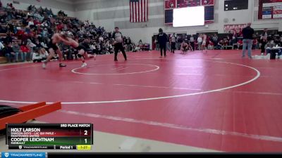 170 lbs 3rd Place Match - Cooper Leichtnam, Faribault vs Holt Larson, Dawson-Boyd - Lac Qui Parle - Montevideo United