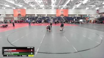 285 lbs Cons. Round 4 - Thomas Goodwin, Williams College vs Jake Edwards, Wesleyan (CT)