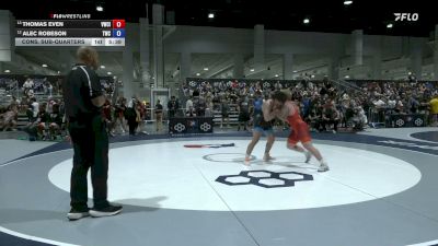 82 kg Cons. Sub-quarters - Thomas Even, Viking Wrestling Club (IA) vs Alec Robeson, Tiger Wrestling Club