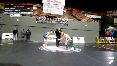 Junior Boys - 120 lbs Champ. Round 1 - Jeremiah Smith vs Brice Bearchum, Red Bluff High School Wrestling