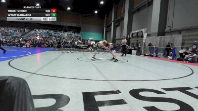 152 lbs Round Of 32 - Miles Turner, Yuba - Sutter RTC vs Wyatt Madalena, Battle Mountain