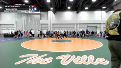 100 lbs Cons. Semis - Michiah Gillins Jr, FL vs Derik Kiefer, GA