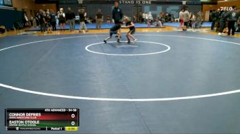 54-58 lbs Round 1 - Connor DeFries, Davis Wrestling Club vs Easton OToole, Empire Battle School