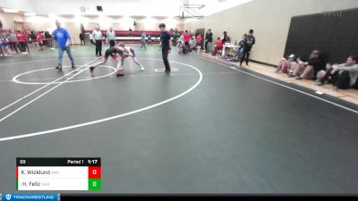 99 lbs Round 3 - Harper Feliz, Ascend Wrestling Academy vs Kira Wicklund, Ascend Wrestling Academy