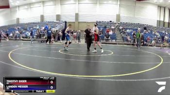 114 lbs Cons. Semi - Timothy Giger, PA vs Landen Messer, OH