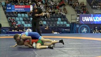 49 kg 1/8 Final - Yana Kastunova, Belarus vs Violetta Biriukova, Russia
