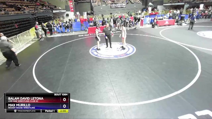 113 lbs Champ. Round 1 - Balam David Letona, Live Oak Wrestling Club SC ...