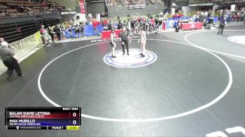 113 lbs Champ. Round 1 - Balam David Letona, Live Oak Wrestling Club SC vs Max Murillo, Rough House Wrestling