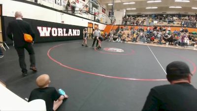 109-115 lbs Round 3 - Delta Craft, Greybull MS vs Nova Burbank, Powell Middle School