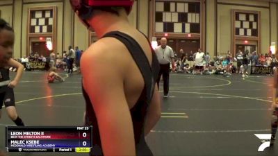 92 lbs Round 4 - Leon Melton Ii, Beat The Streets Baltimore vs Malec Ksebe, McDonald Wrestling Academy