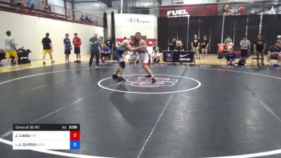 86 kg Consi Of 32 #2 - James Lledo, Mat Town USA vs Justin Griffith, Prtc