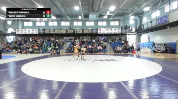 141 lbs Quarterfinal - Rylen Campbell, Ashland vs Bret Minnick, Tiffin