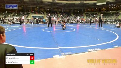 60 lbs Semifinal - Mason Madrid, Team Tulsa Wrestling Club vs Julian Palafox, Southwest Stallions Wrestling Club