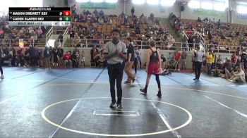 110 lbs Cons. Round 2 - Mason Drewett SE3, Logan Elm Braves vs Caden Slaper NE3, Lake Catholic