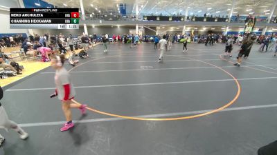 145 lbs Champ. Round 1 - Neko Archuleta, Unattached vs Channing Heckaman, Unattached