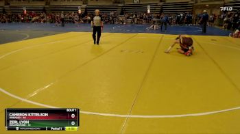 115 lbs Quarterfinals (8 Team) - Cameron Kittelson, Wabasso vs Zerl Lyon, Holdingford