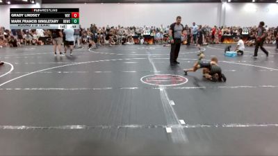 52 lbs Round 3 (8 Team) - Grady Lindsey, Washington Dual Team vs Mark Francis Singletary, Bulloch Bandits Wrestling Club