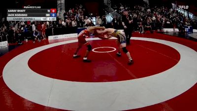 55kg Champ. Round 1 - Aarav Bhatt, The ROC vs Jack Kozusko, Cattown Wrestling Club