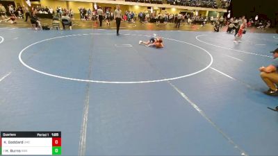 5th - 6th grade - 67 Quarters - Kash Goddard, USA Mat Club vs Hudson Burns, Sebolt Wrestling Academy