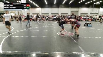 144 lbs Round 1 (6 Team) - Nathan Dickson, Blackman Wrestling Club vs Nolan Lowe, Backyard Brawlers Gold