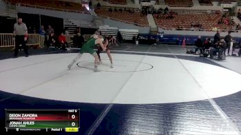 D2-126 lbs Champ. Round 1 - Jonah Ahles, Campo Verde vs Deion Zamora, Bradshaw Mountain