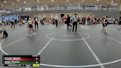 76 lbs Round 1 (6 Team) - Benex Velasco, Triangle WA vs Cutler Trenary, Crossroads Wrestling