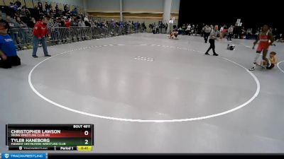 126 lbs Cons. Round 4 - Christopher Lawson, Viking Wrestling Club (IA) vs Tyler Haneborg, Midwest Destroyers Wrestling Club