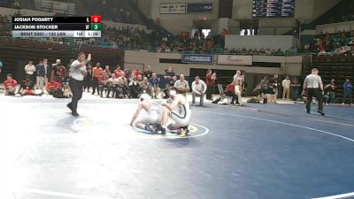 132 lbs Final - Josiah Fogarty, Indian Land vs Jackson Stocker, Dutch Fork