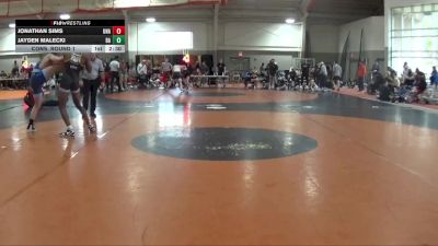 184 lbs Cons. Round 1 - Jonathan Sims, Unattached vs Jayden Malecki, Belmont Abbey