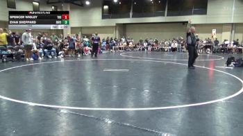 132 lbs Round 3 (6 Team) - Evan Sheppard, BHWC/Florida Supreme vs Spencer Wigley, Team North Sip