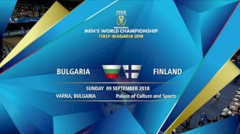 Bulgaria vs Finland | 2018 FIVB Men's World Championships