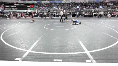 100 lbs Round Of 16 - Owen Lawler, Premier Wrestling Center vs Nikolas Kolich, Piper Wreslting Club
