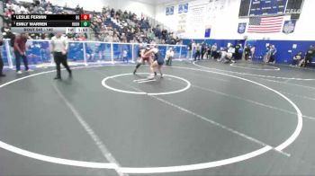 145 lbs Quarterfinal - Emily Warren, Redondo Union vs Leslie Fermin, Bell Gardens
