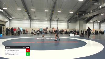 152 lbs Final - Kamon Thompson, Sanderson Wrestling Academy vs Cody Thompson, Michigan Premier WC