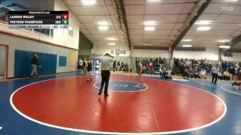106 lbs Cons. Round 2 - Treysen Thompson, Shoshoni vs Landen Willey, Lingle-Ft. Laramie/Southeast