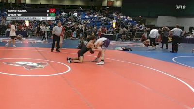 157 lbs Consi Of 64 #1 - Tanner Clark, VA vs Wyatt Fry, NJ