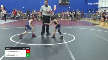 50 lbs Quarterfinal - Cole Train Vanderwerff, Ringers vs Grady Glowacki, Ringers