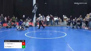 75 lbs Prelims - Zander Hartman, Boiling Springs vs Bryant Powell, Spring Ford