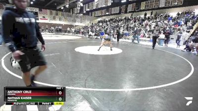 120 lbs Cons. Round 6 - Anthony Cruz, Folsom vs Nathan Kaiser, Monache