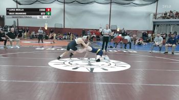 150 lbs Quarterfinal - Luke Molla, Lynnfield/N.Reading vs Max Manning, Mount Everett
