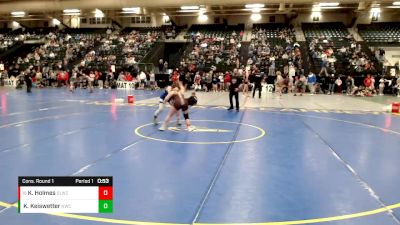 115-124 lbs Cons. Round 1 - Karley Holmes, Silver Lake Wrestling Club vs KcAnna Keiswetter, Norton Wrestling Club