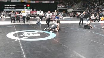5A 120 lbs Semifinal - Zack Valdez, La Cueva vs Elias Martinez, Volcano Vista